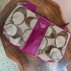 Coach wristlet (no strap)